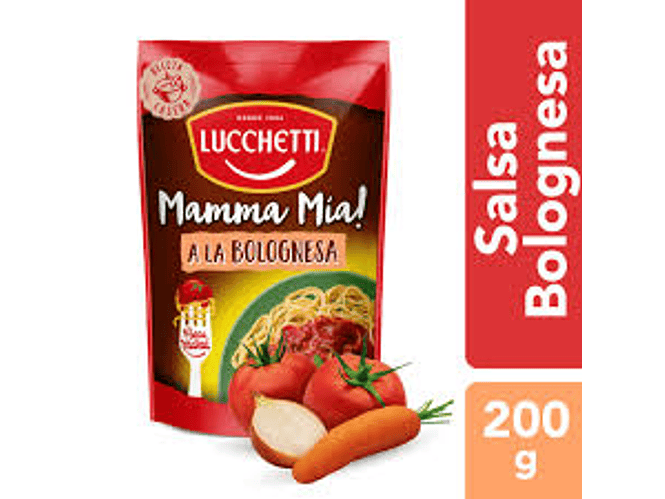 Salsa Boloñesa Lucchetti 200gr. 1