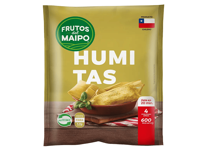 Humitas Frutos del Maipo 600gr. 1