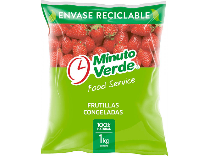 Frutillas Congeladas M. Verde 1Kg. 1