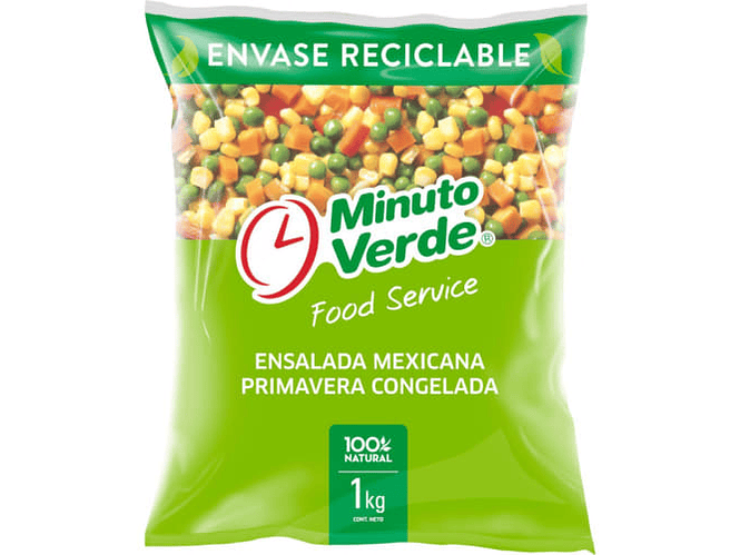 Ensalada Mexicana Lista M. Verde 1Kg. 1
