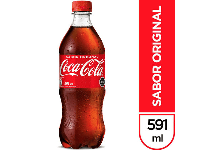 Bebida Coca Cola 591cc. 1