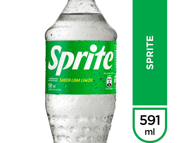 Bebida Sprite 591cc. 1