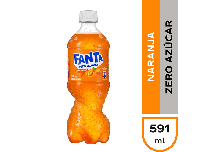 Bebida Fanta Zero 591cc. 1