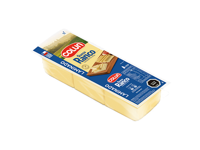 Queso Laminado Ranco 2Kg. Apx. 1