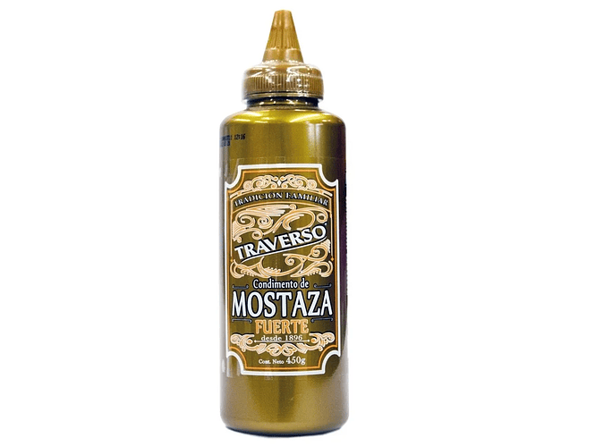 Mostaza Fuerte Vintage Traverso 450gr. 1