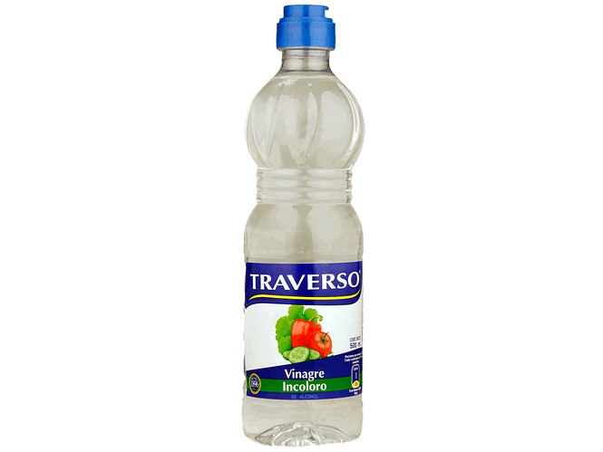  Vinagre Incoloro Traverso 1Lt. 1