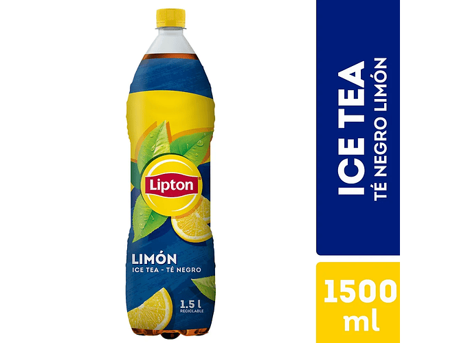 Jugo Lipton Te Negro Limon Botella 1,5lt. 1