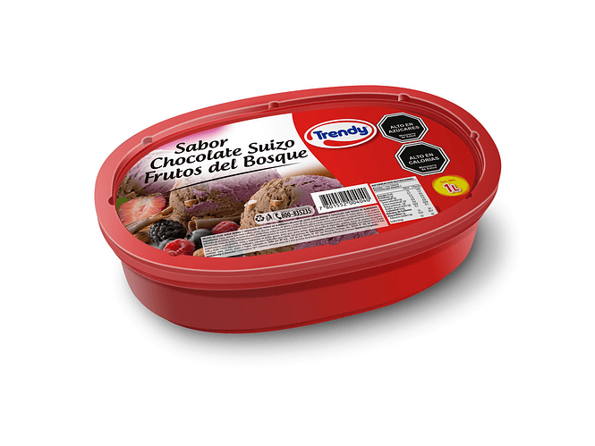 Cassata Chocolate Suizo y FDB Trendy 1Lt. 1
