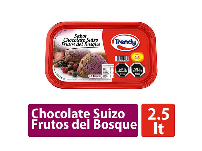Cassata Chocolate Suizo y FDB Trendy 2,5Lt. 1