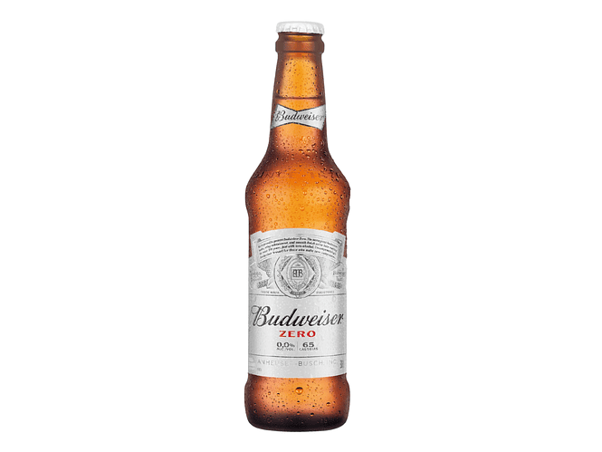 Cerveza Budweiser Sin Alcohol 330cc. 1