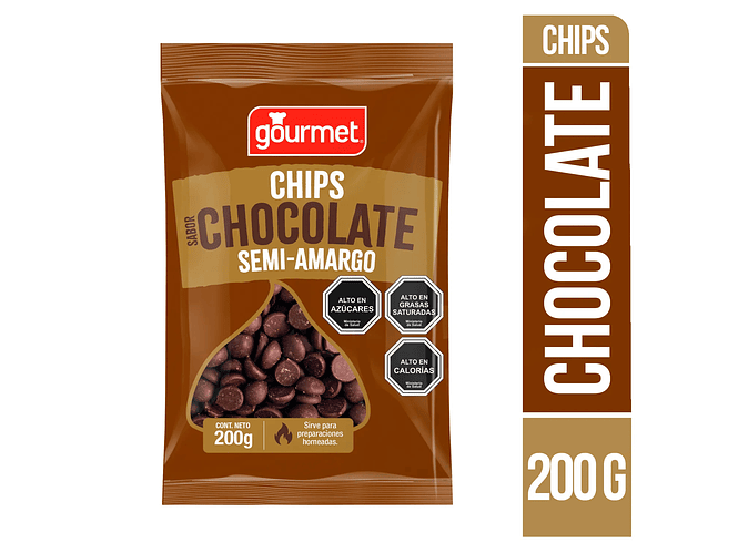 Chips Chocolate Gourmet 200gr. 1