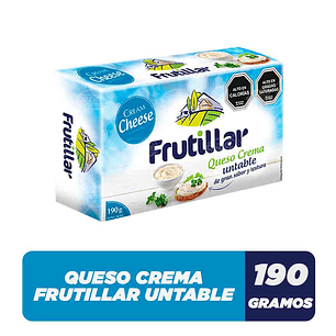Queso Crema Frutillar 190gr.