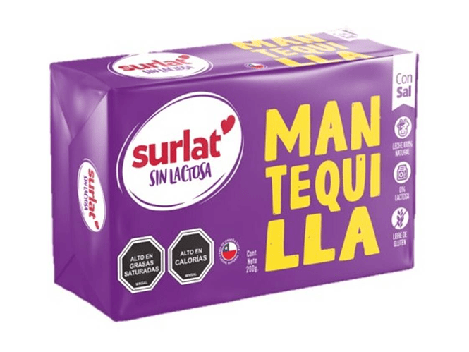 Mantequilla Sin Lactosa Surlat 200gr. 1