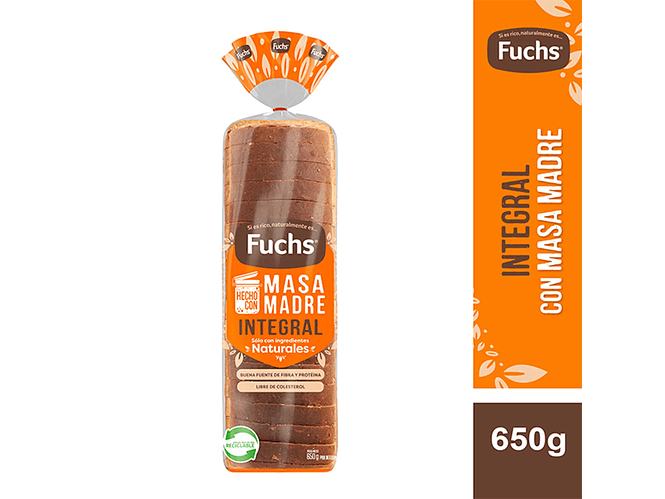 Pan Integral Masa Madre Fuchs 650gr. 1