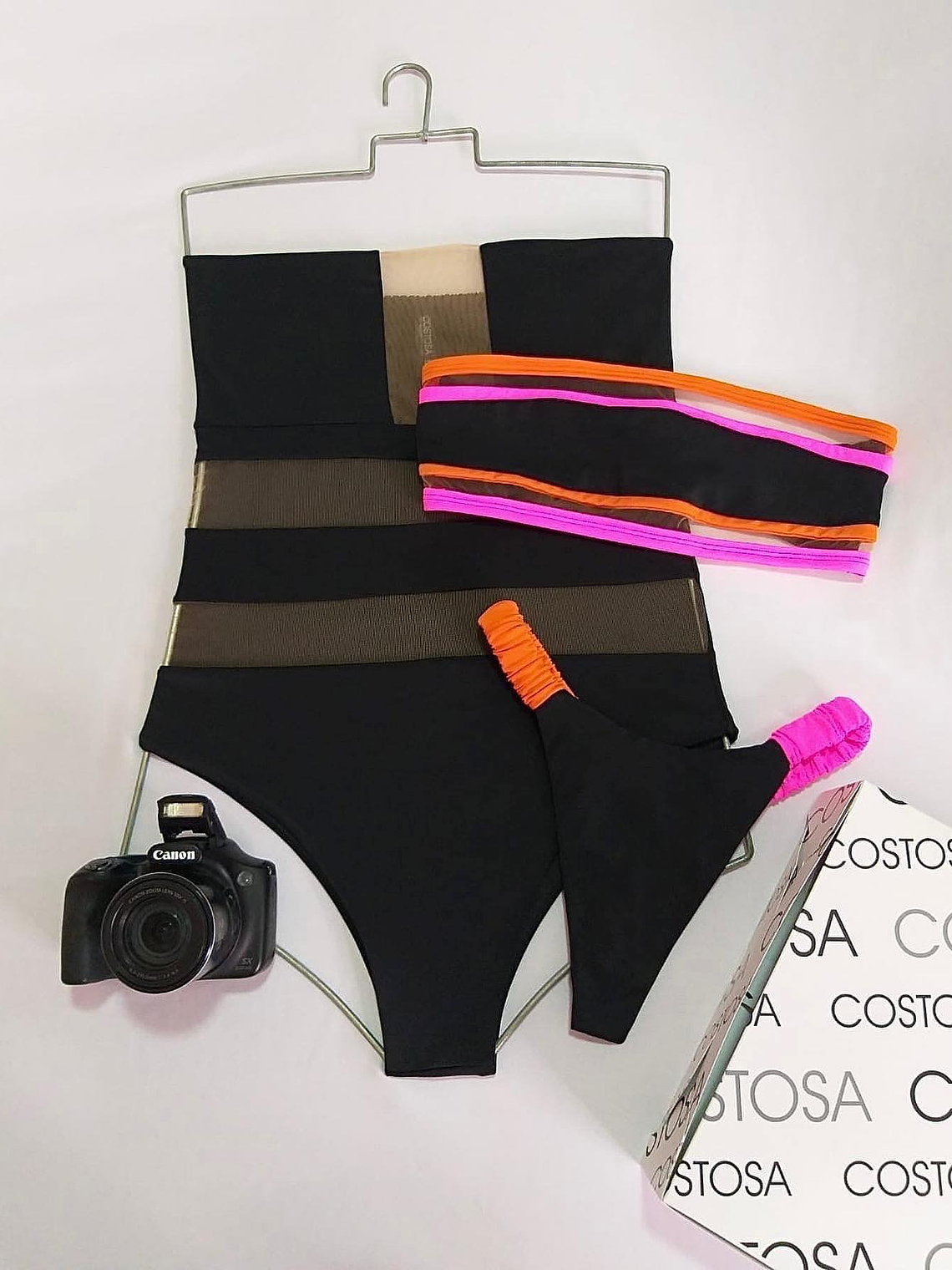 Conjunto de dos piezas, Colorful girl, detalles de transparencia 2