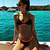 Black Color Full: Bikini reversible 2 looks en 1