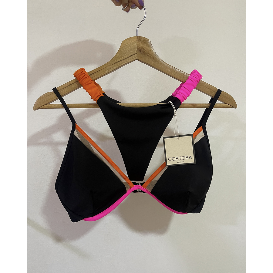 Conjunto de dos piezas Colorful girl, detalles de transparencia