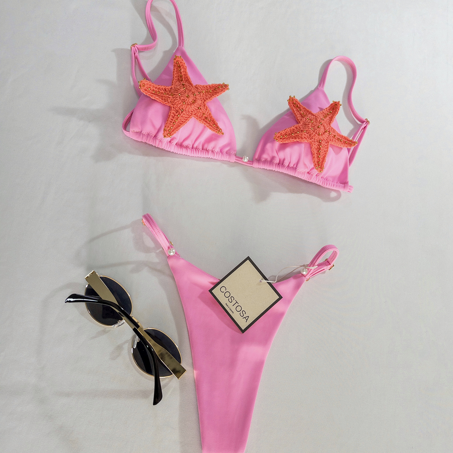 Conjunto de dos piezas Del mar, detalles hechos a mano 