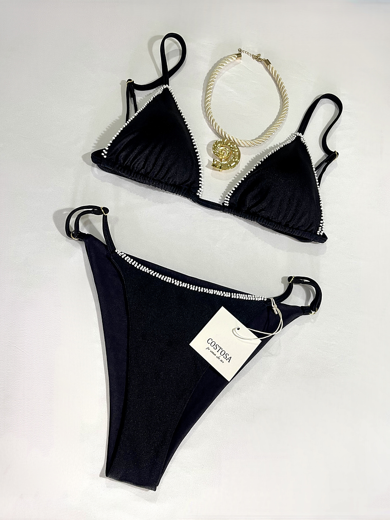 Conjunto de dos piezas Sea shell, Detalles hechos a mano  5