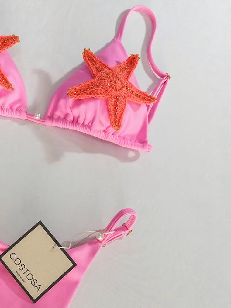 Conjunto de dos piezas Del mar, detalles hechos a mano  3