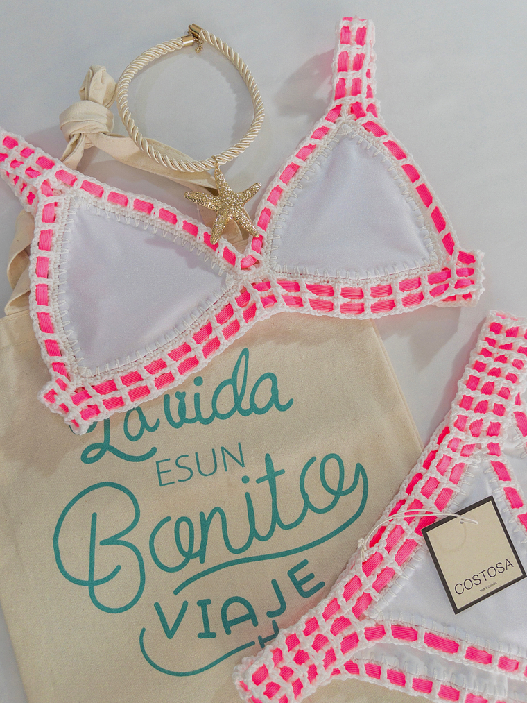 Conjunto de dos piezas Wish, detalles de crochet  1