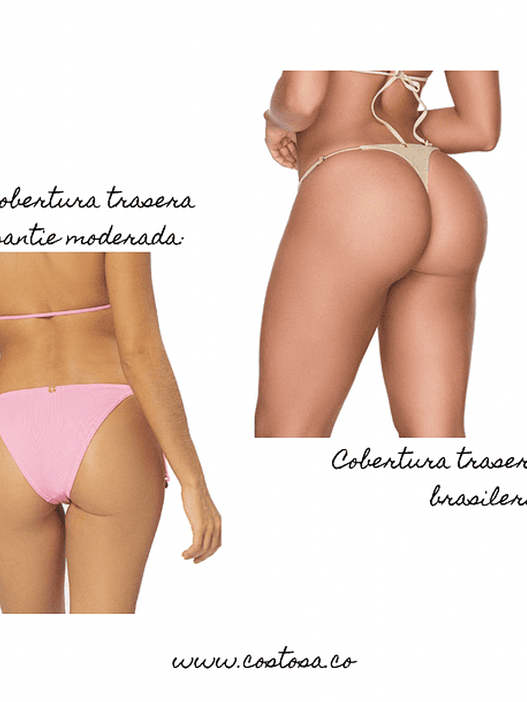 Conjunto de dos piezas Sexy Black, laterales ajustables 6