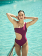 Wine Leopard: one piece reversible, una prenda, dos estilos. - Miniatura 2
