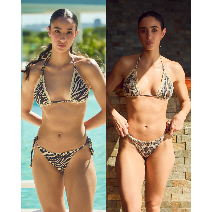 Dakota: bikini reversible, una prenda, dos estilos.