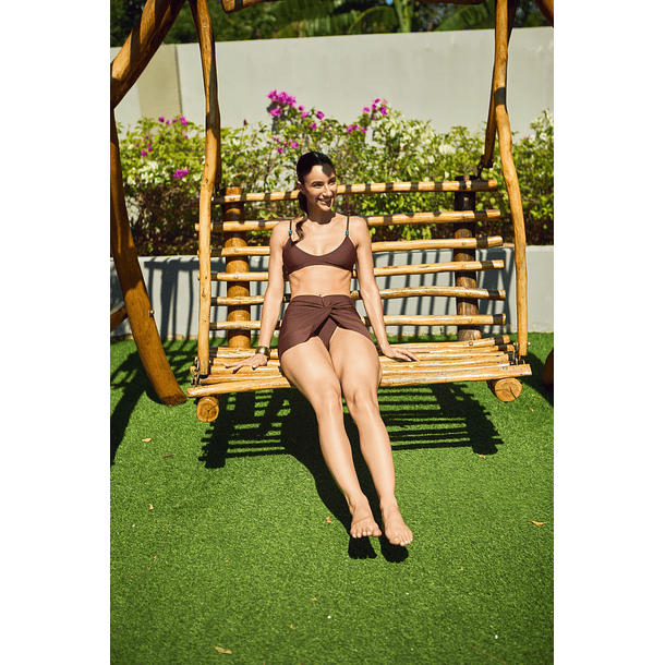 Cocoa Wave Mini Skirt  1