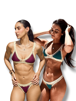 Jade: bikini doble faz, una prenda, dos estilos.