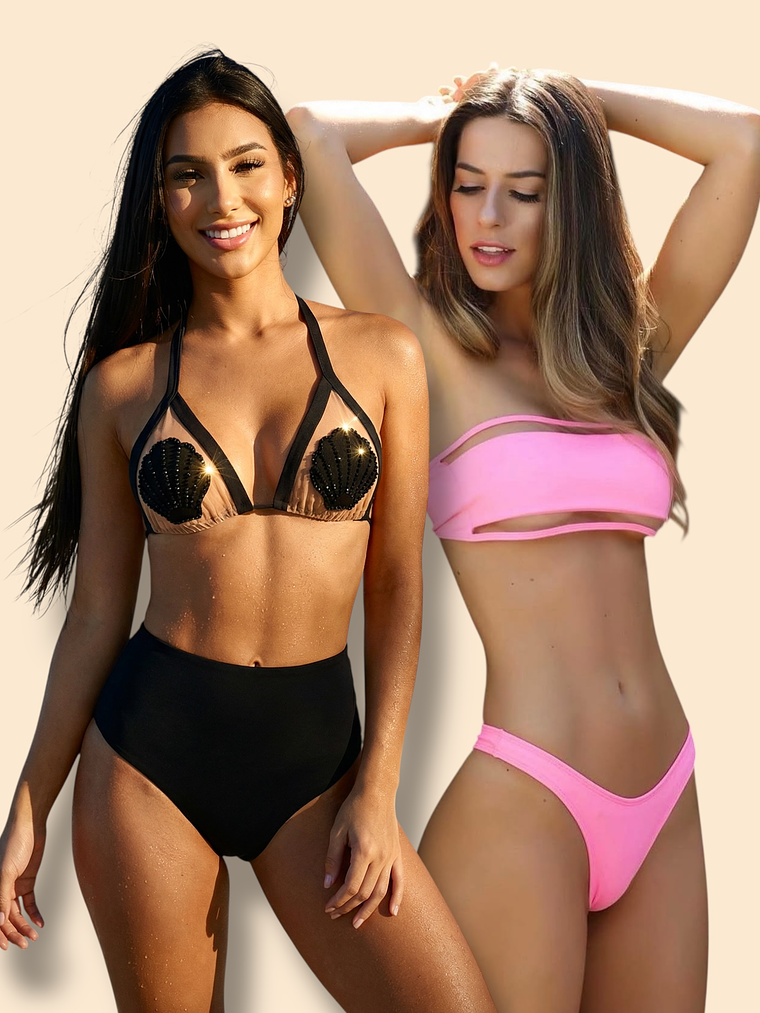 Bikini Sirena, bordado a mano 3