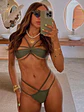 Bikini Praga, con detalles de malla transparente - Miniatura 2