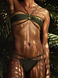Bikini Praga, con detalles de malla transparente - Miniatura 4