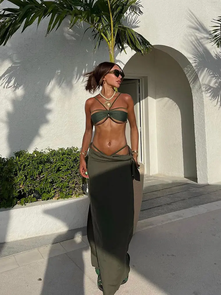 Bikini Praga, con detalles de malla transparente 3