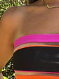 Bikini Colorful girl, con detalles de malla transparente - Miniatura 4