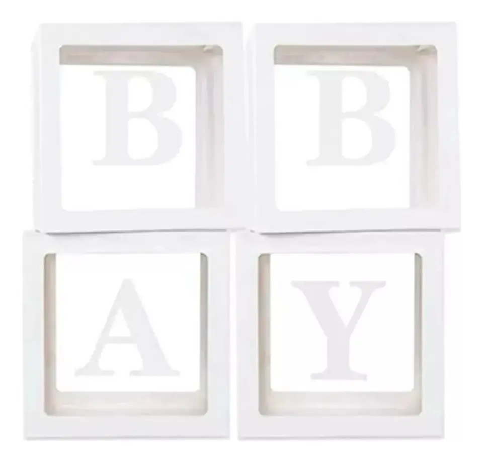 Cajas cubos Baby Shower  1