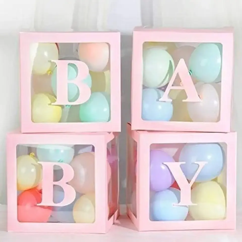 Cajas cubos Baby Shower  3