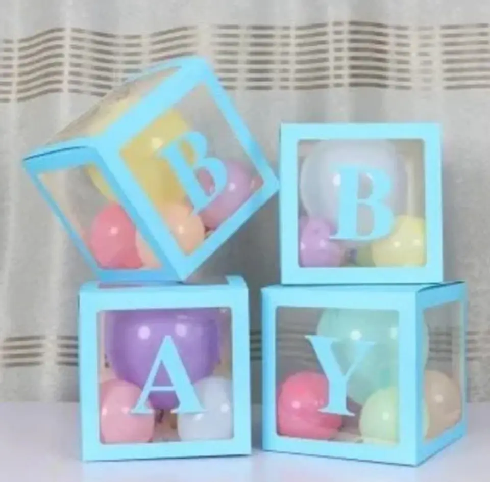 Cajas cubos Baby Shower  4