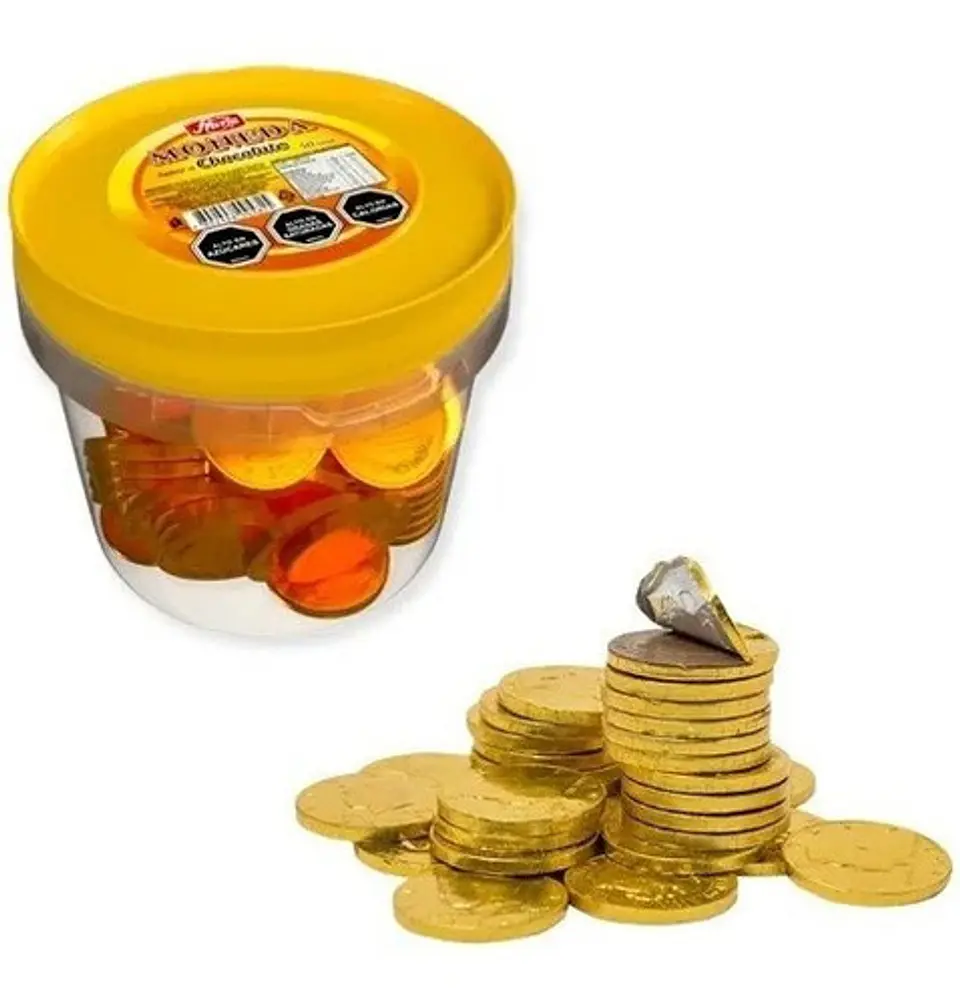 Monedas De Chocolate 50 Unidades 1