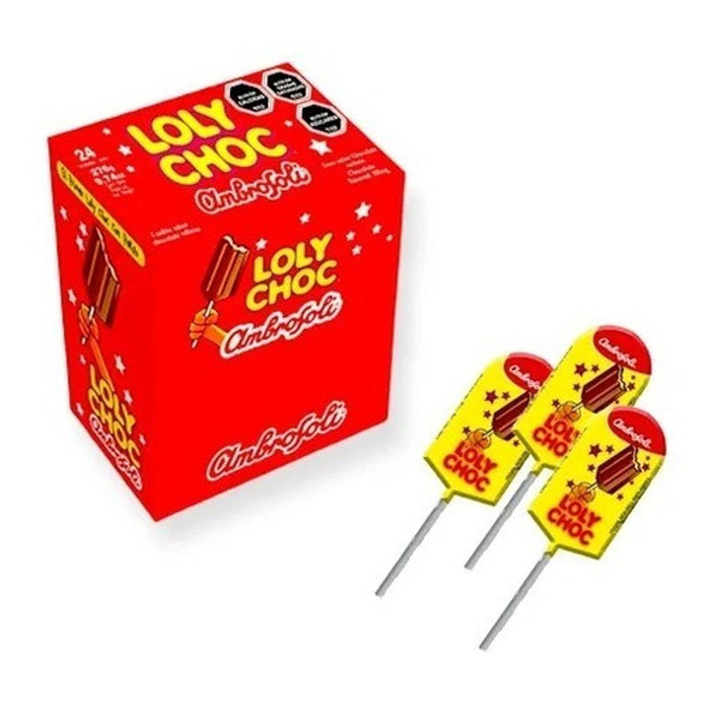 Chocolate Loly Choc 24 Paletas