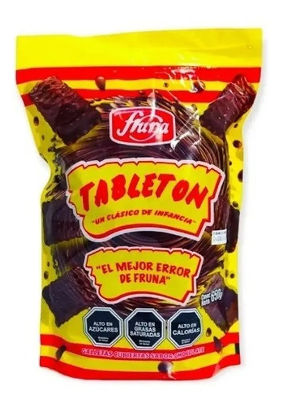 Galleta Recubierta De Chocolate Tableton 650gr 1
