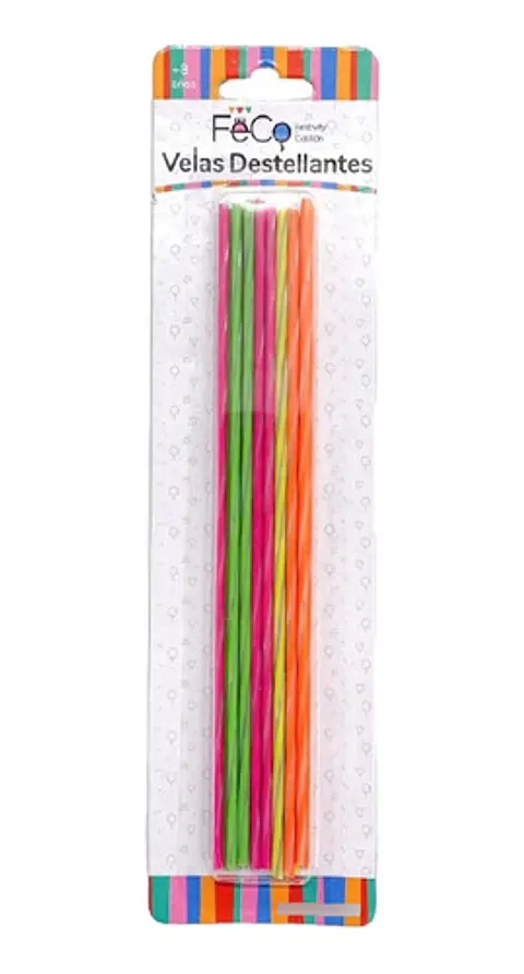 Velas destellantes para Cumpleaños
