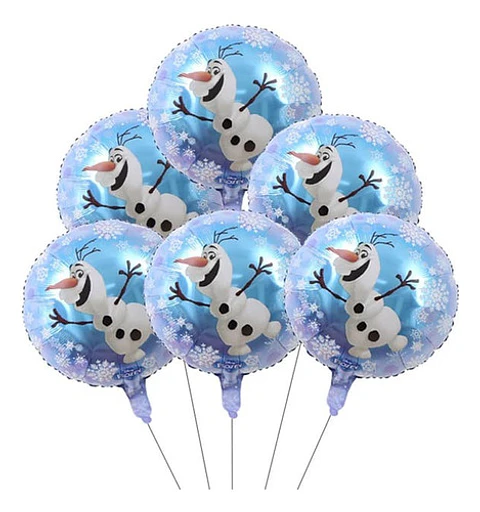 Globo Olaf Frozen 5 unidades