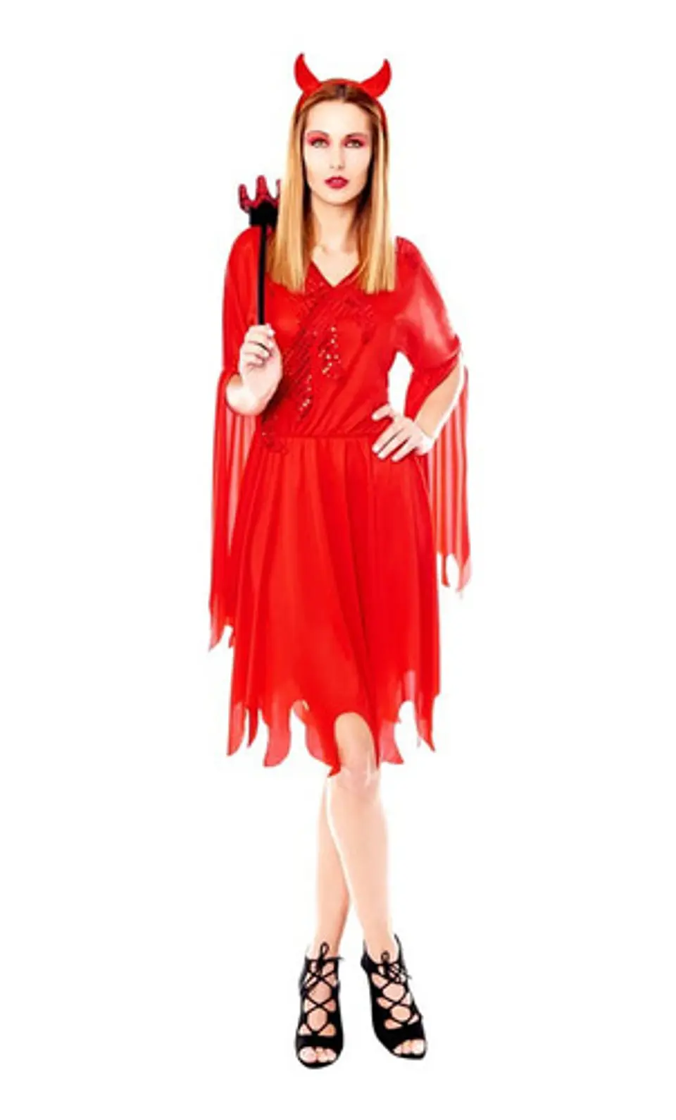 Disfraz Diablita Para Halloween Para Adulto 1