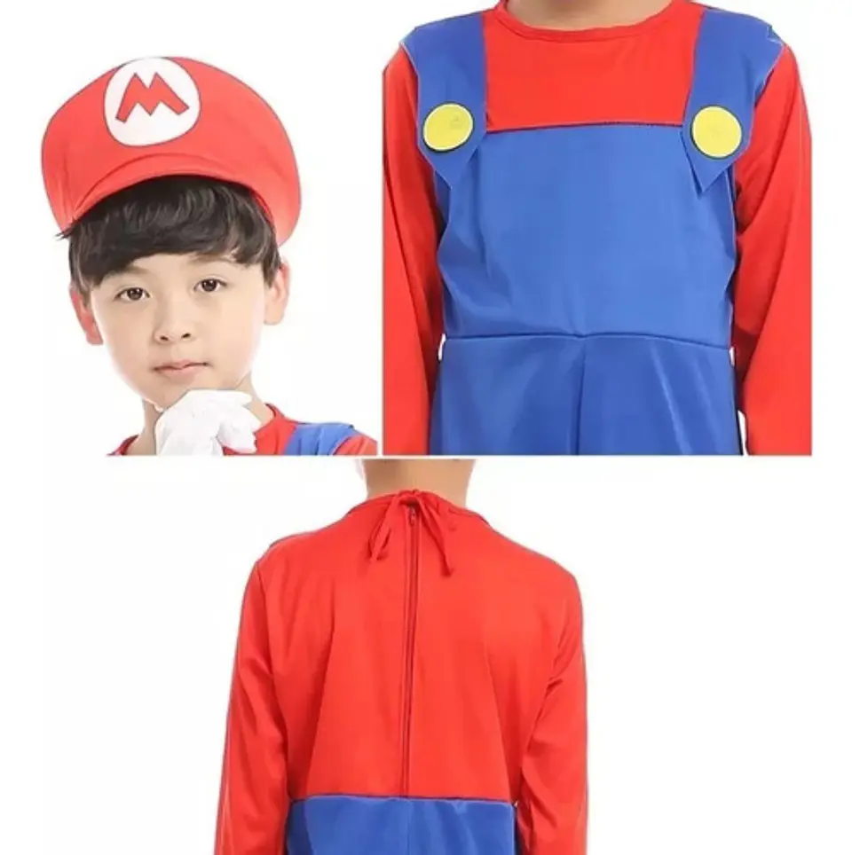 Disfraz Super Mario Bros Y Luigi Para Niños Y Niñas 2