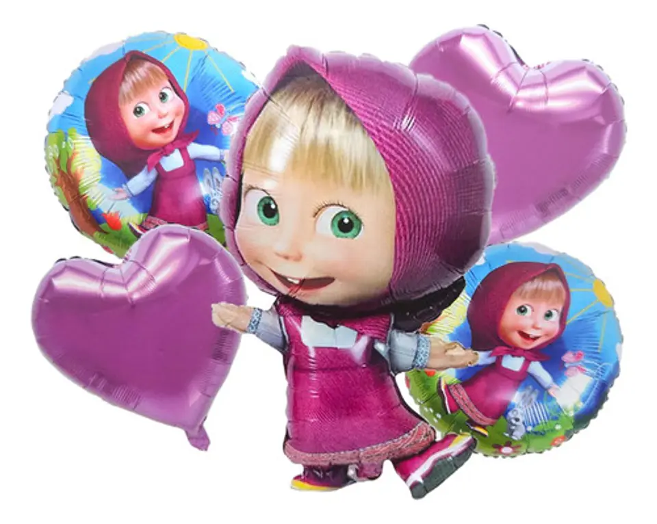 Set de globos Masha y el Oso 1