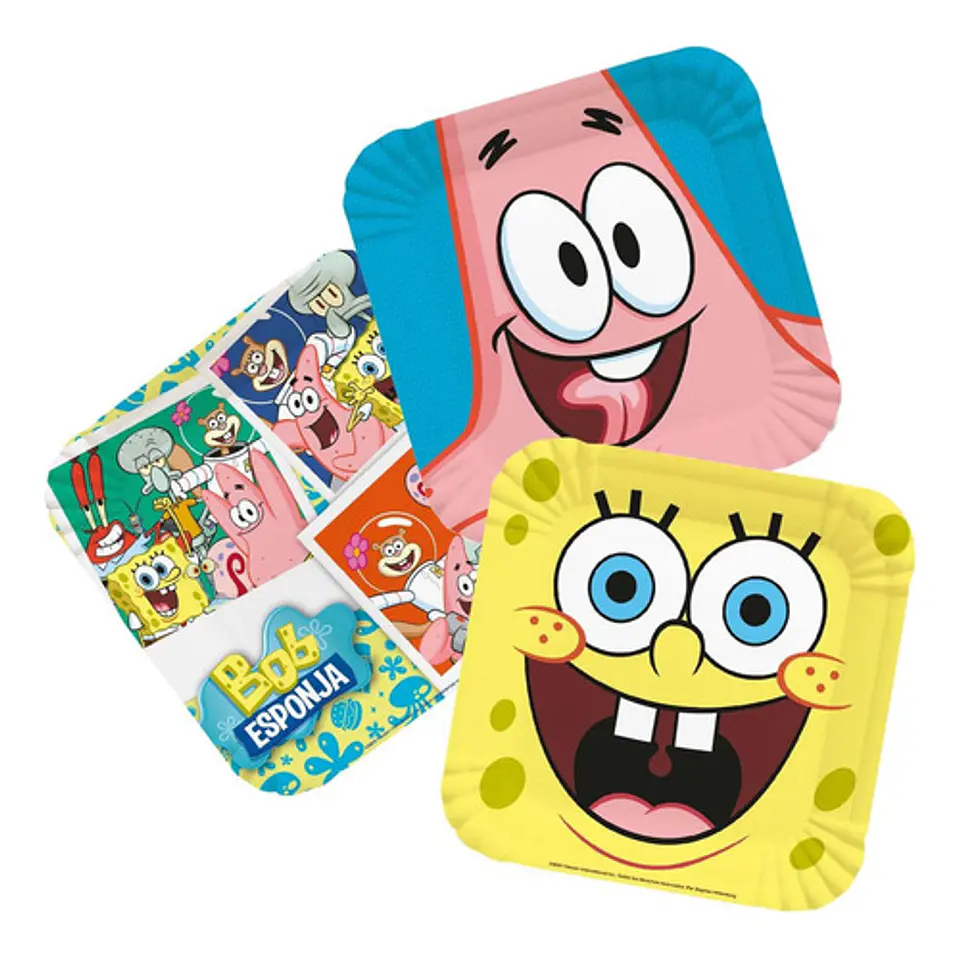 Platos De Bob Esponja  1