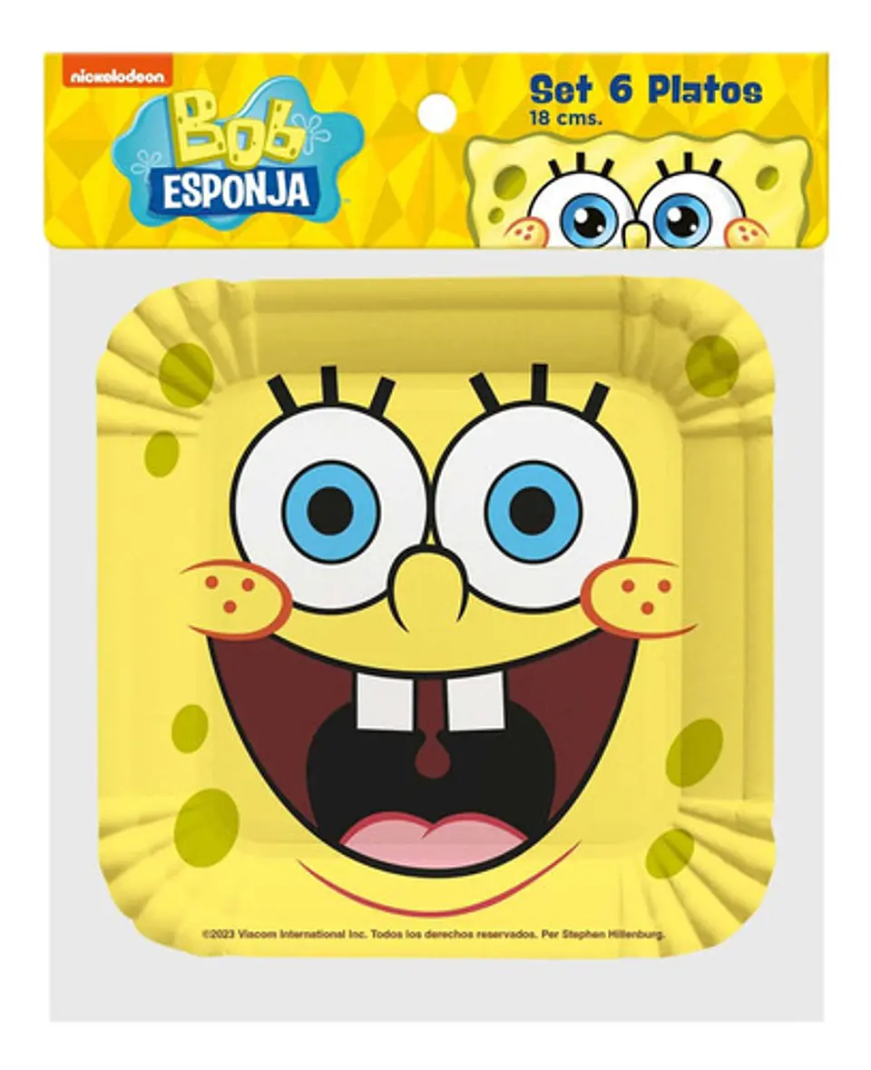 Platos De Bob Esponja  2