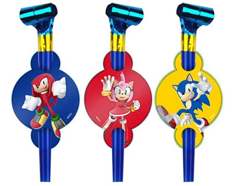 Silbatos Sonic 6 unidades  1