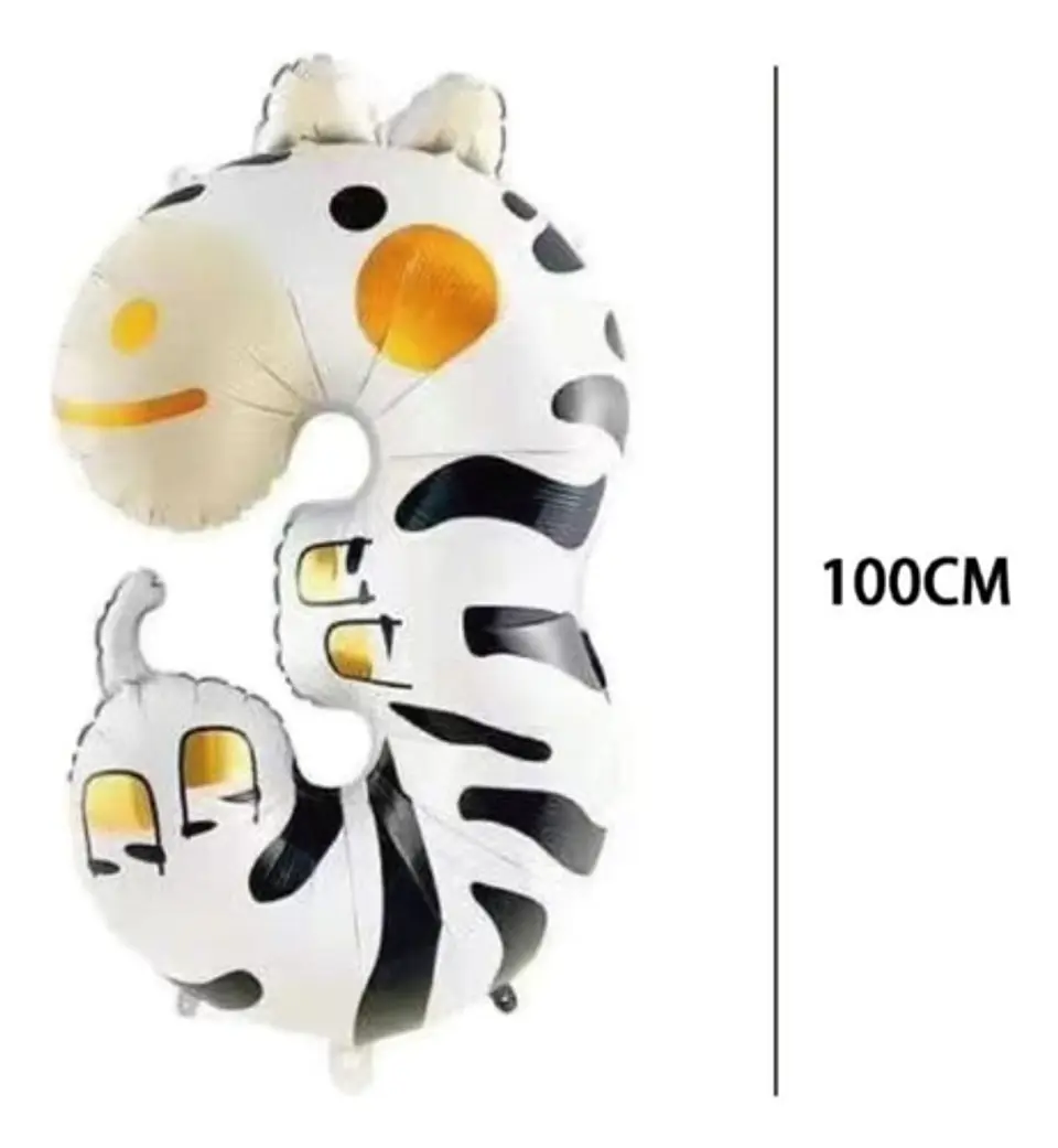 Números temática safari del 0-9 4